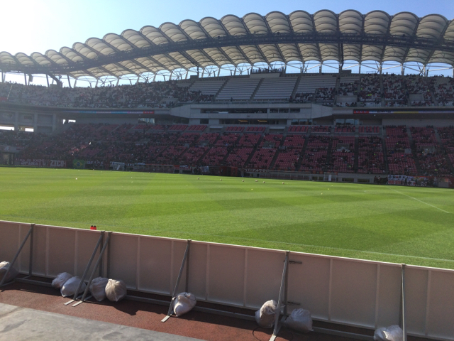 カシマサッカースタジアム 車椅子のサッカー観戦